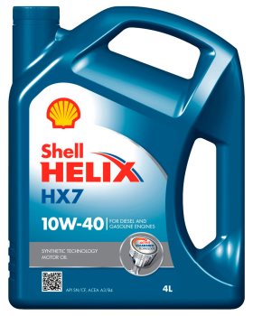 Shell Helix HX7 10W-40, 4л