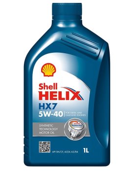 Shell Helix HX7 5W-40,  1л