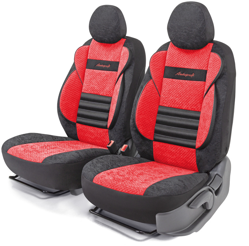 Комплект чехлов на сиденья COMFORT COMBO, материал велюр CMB-0405 BKRD