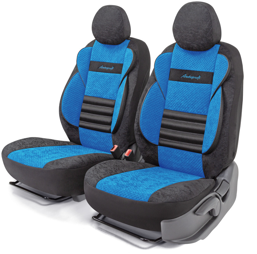 Комплект чехлов на сиденья COMFORT COMBO, материал велюр CMB-0405 BKBL