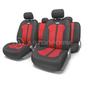 Чехлы на сиденья универсальные SELECTION SEL-1105 BKRD (M)