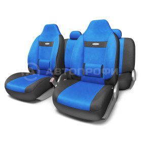 Чехлы на сиденья универсальные COMFORT COM-1105H BKBL (M)