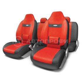 Чехлы на сиденья универсальные COMFORT COM-1105H BKRD (M)