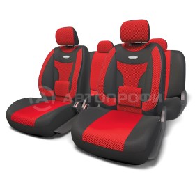 Чехлы на сиденья универсальные EXTRA COMFORT ECO-1105 BKRD (M)