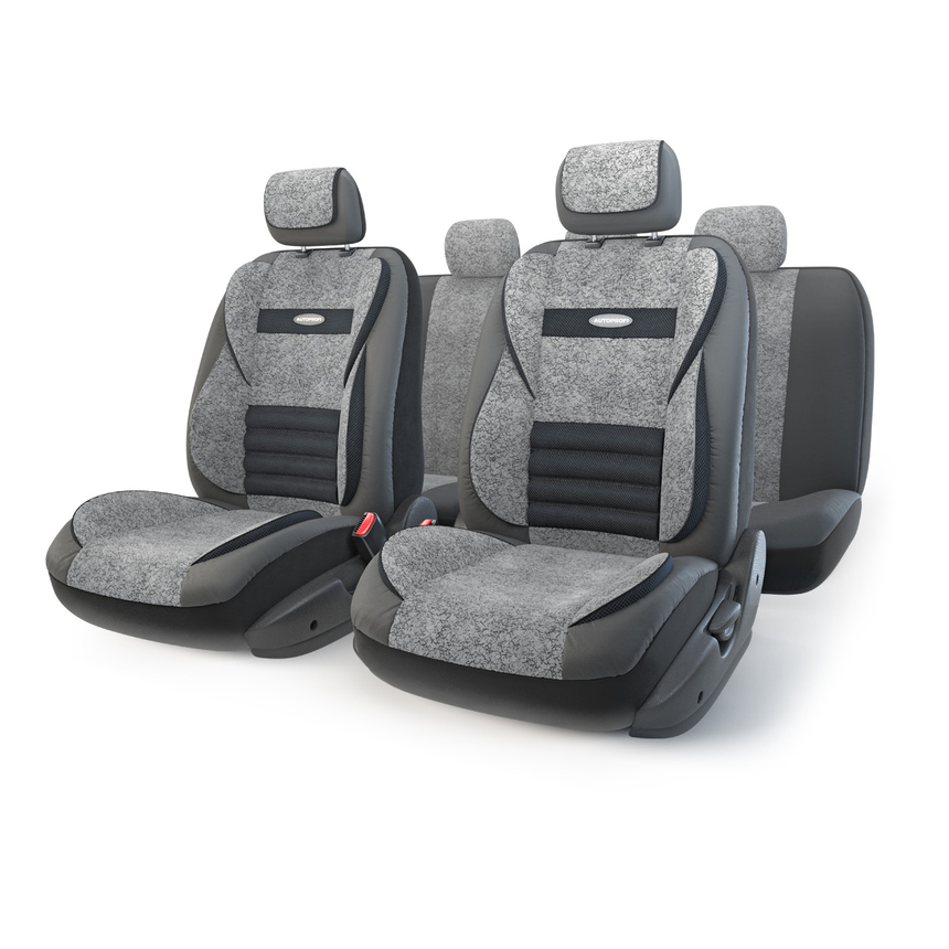 Чехлы на сиденья универсальные MULTI COMFORT MLT-1105GV BKD.GY (M)